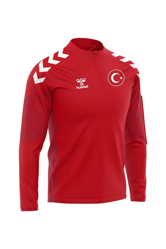 Milli Takım Line Antrenman Eşofman Üstü Kırmızı