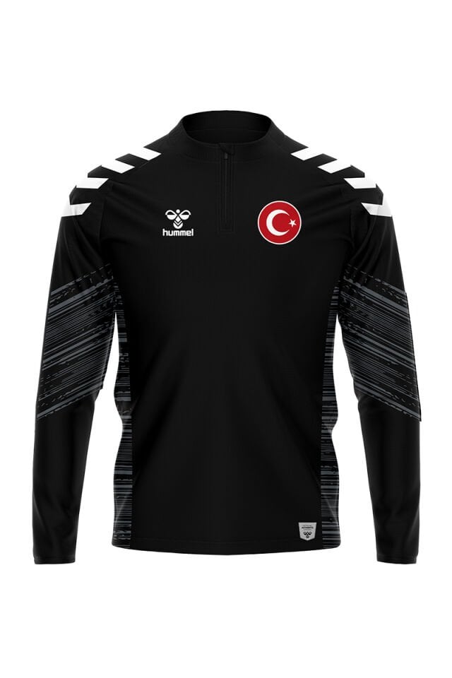 Milli Takım Line Antrenman Eşofman Üstü Siyah
