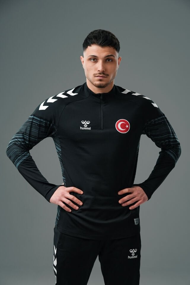 Milli Takım Line Antrenman Eşofman Üstü Siyah
