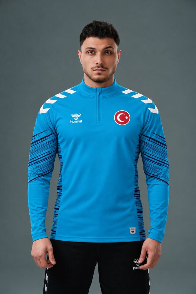 Milli Takım Line Antrenman Eşofman Üstü Turkuaz