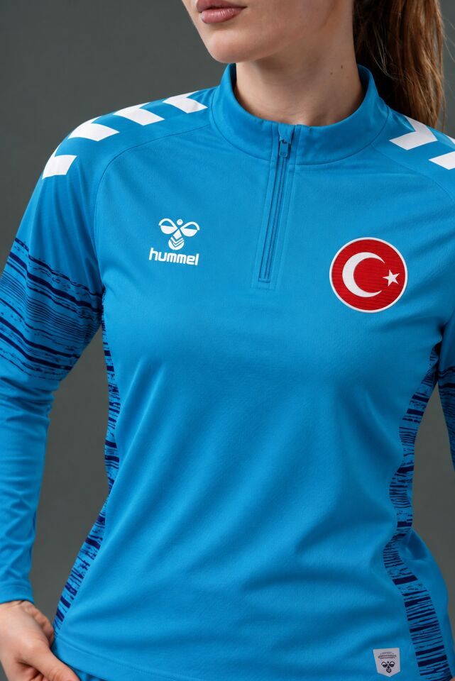Milli Takım Line Antrenman Eşofman Üstü Turkuaz