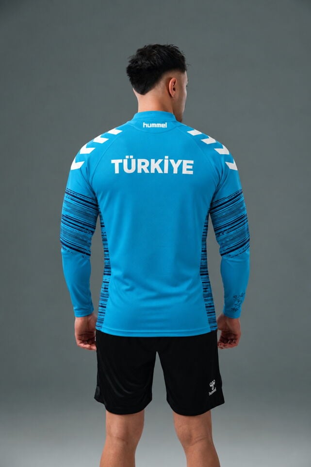 Milli Takım Line Antrenman Eşofman Üstü Turkuaz
