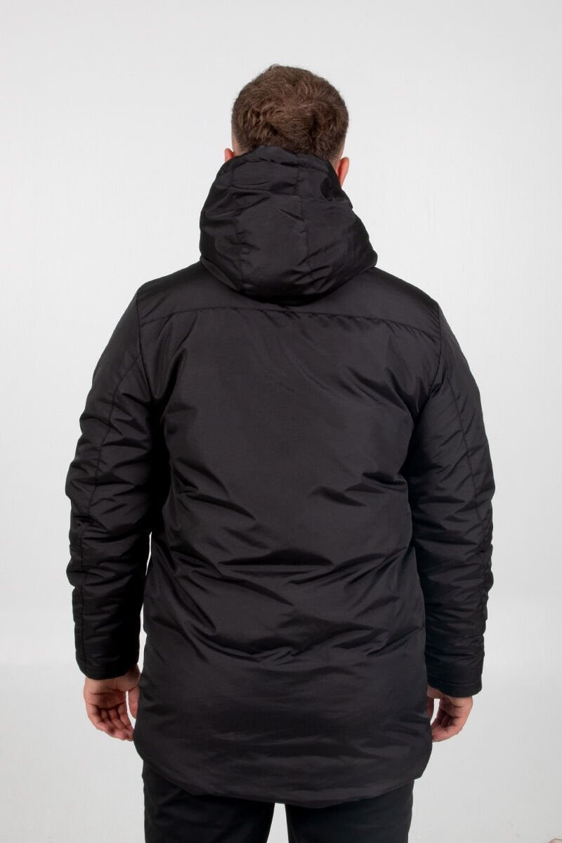 Diadora Alto Anorak Uzun Mont Siyah