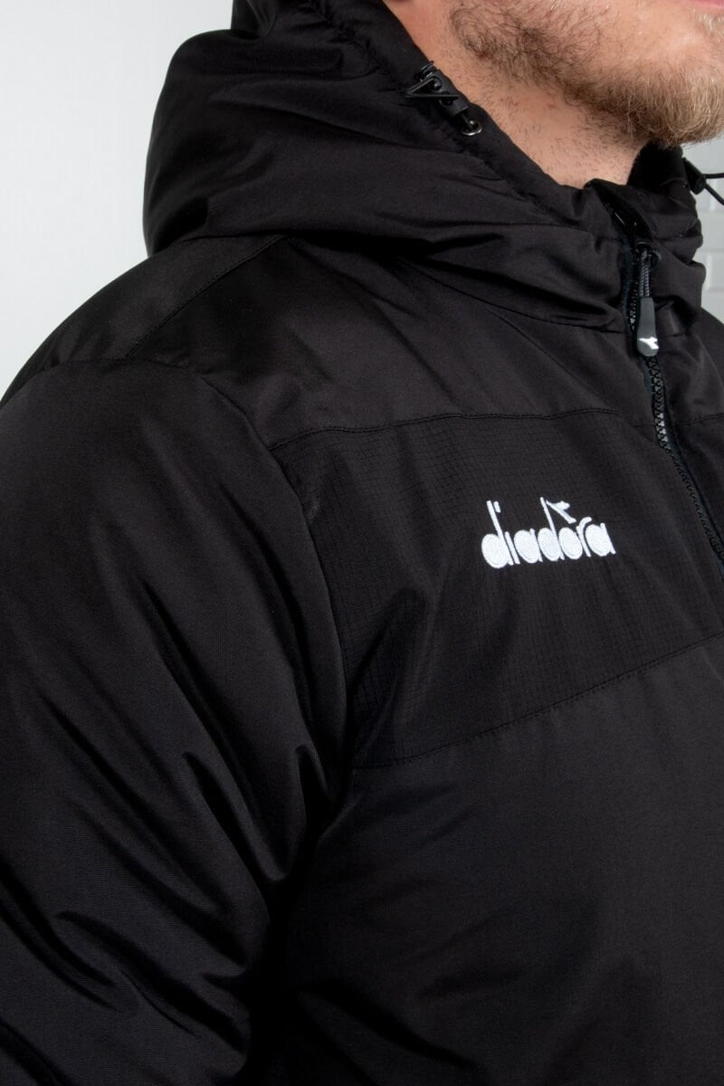 Diadora Alto Anorak Uzun Mont Siyah