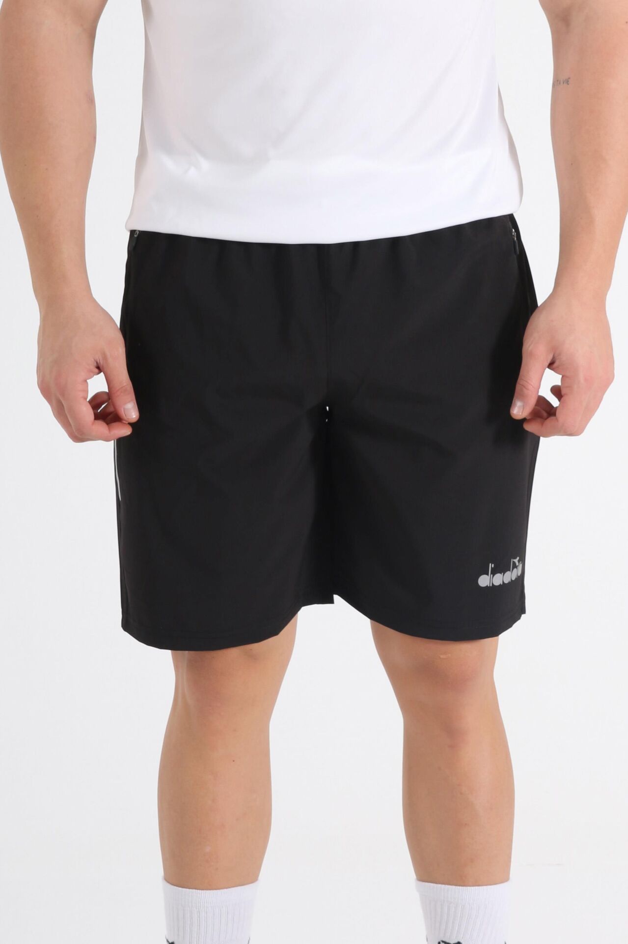 Diadora Mundial 21 Kamp Şortu Micro Siyah