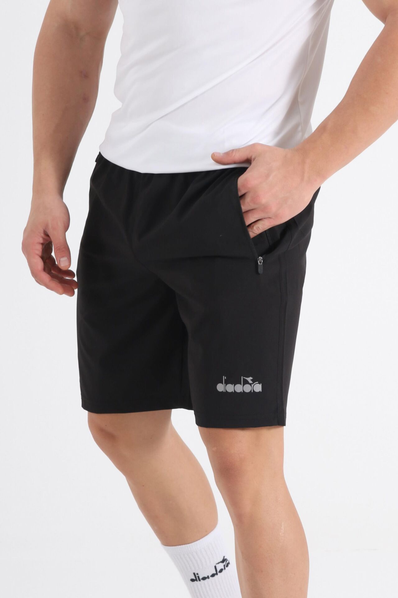 Diadora Mundial 21 Kamp Şortu Micro Siyah