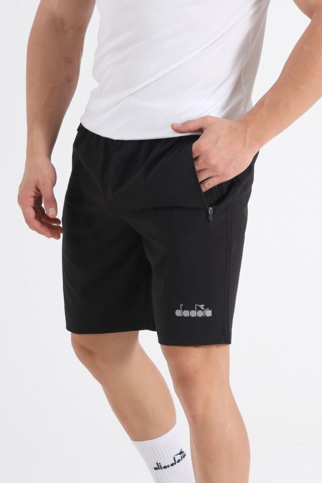 Diadora Mundial 21 Kamp Şortu Micro Siyah