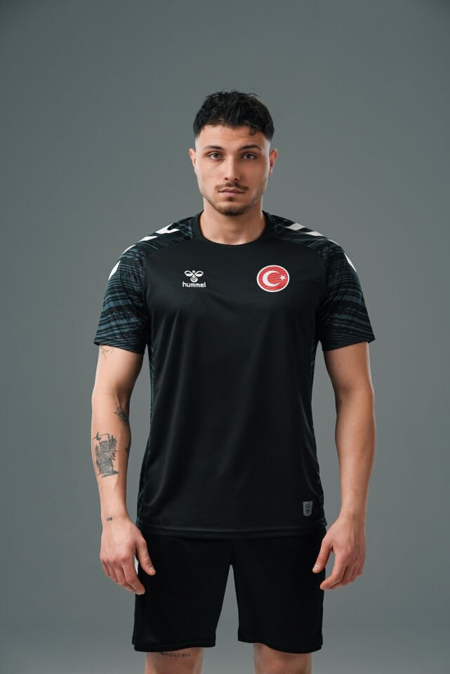 Milli Takım Line Antrenman Tişört Siyah