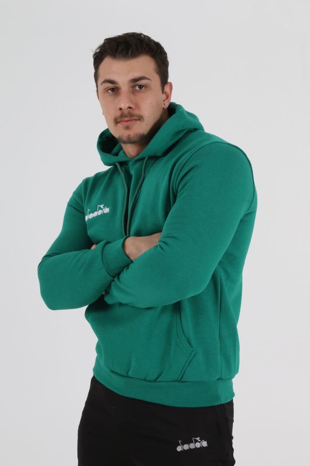 Bergamo Kapüşonlu Hoodie Yeşil