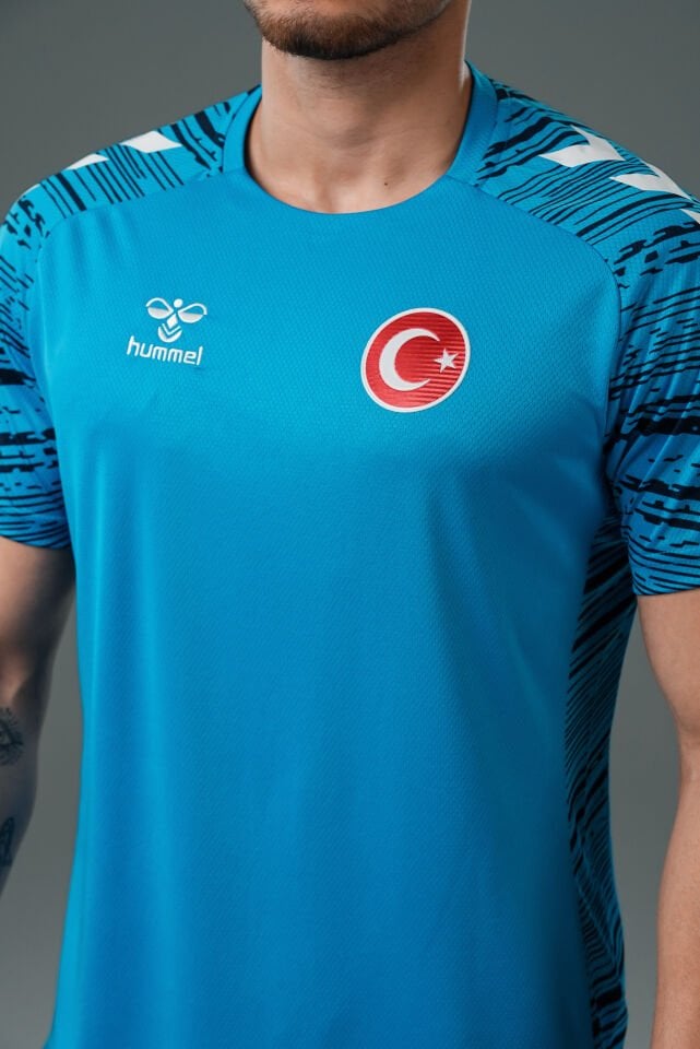 Milli Takım Line Antrenman Tişört Turkuaz