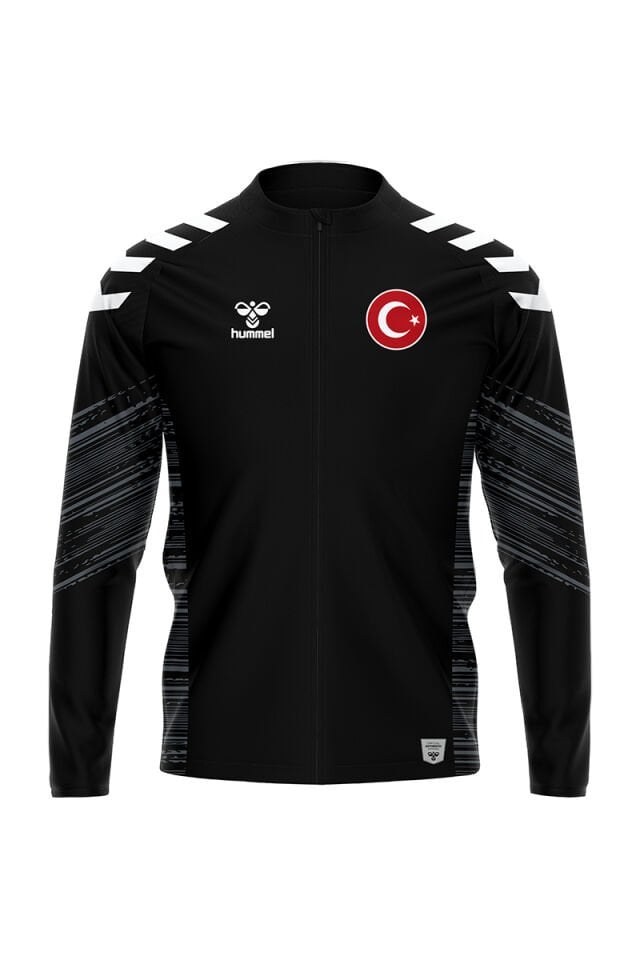 Milli Takım Line Kamp Eşofman Üstü Siyah