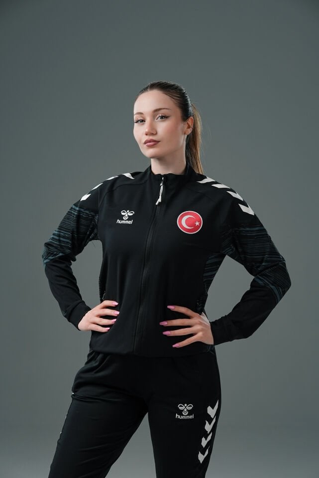 Milli Takım Line Kamp Eşofman Üstü Siyah