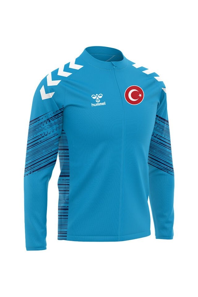 Milli Takım Line Kamp Eşofman Üstü Turkuaz