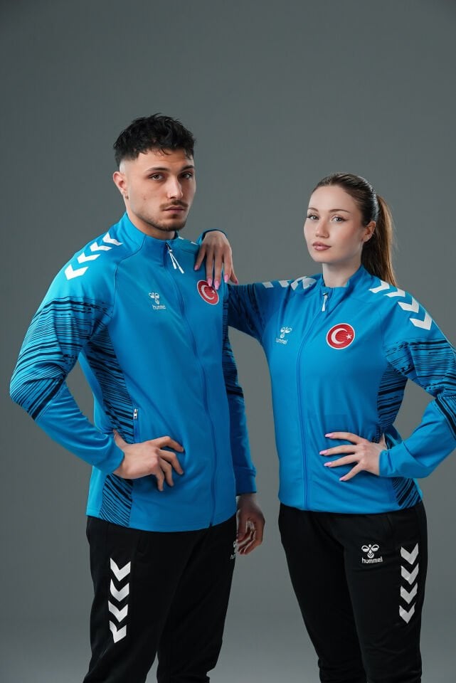 Milli Takım Line Kamp Eşofman Üstü Turkuaz