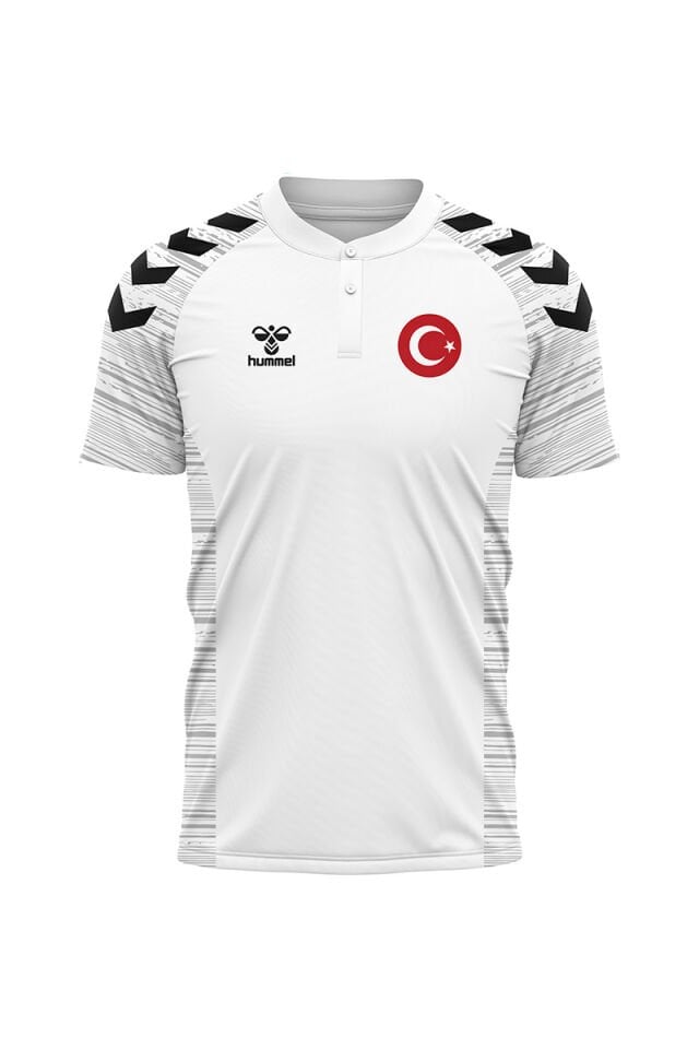 Milli Takım Line Kamp Tişört Beyaz