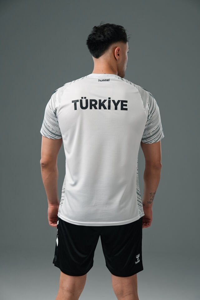 Milli Takım Line Kamp Tişört Beyaz
