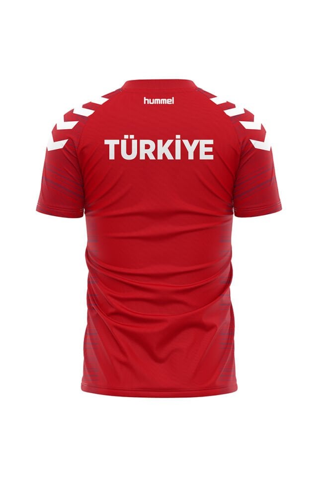 Milli Takım Line Kamp Tişört Kırmızı