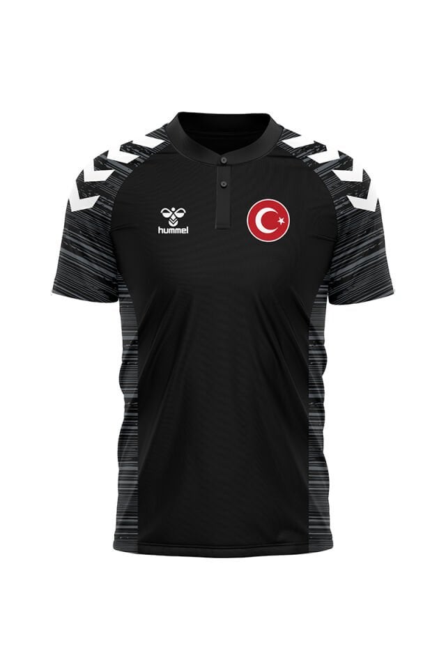 Milli Takım Line Kamp Tişört Siyah