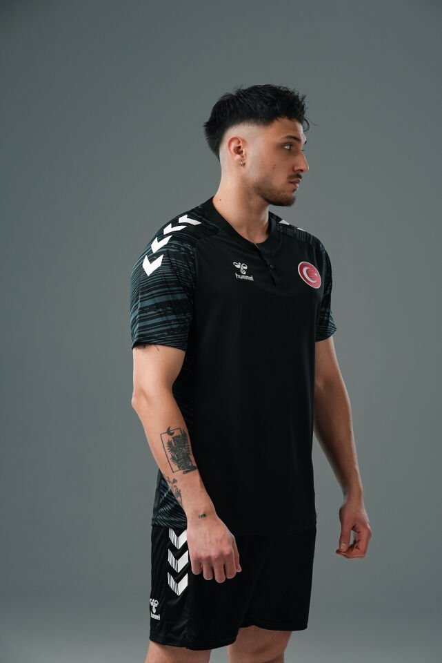 Milli Takım Line Kamp Tişört Siyah