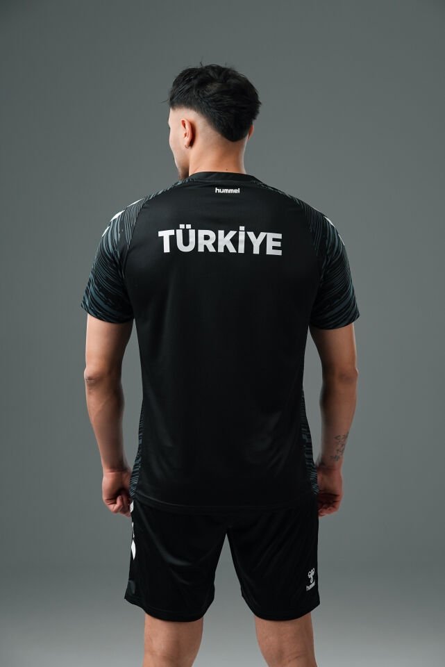 Milli Takım Line Kamp Tişört Siyah