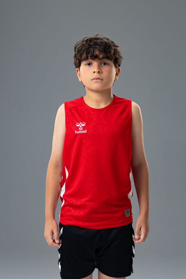 Hummel Dream Çocuk Kolsuz Antrenman Tişört Kırmızı