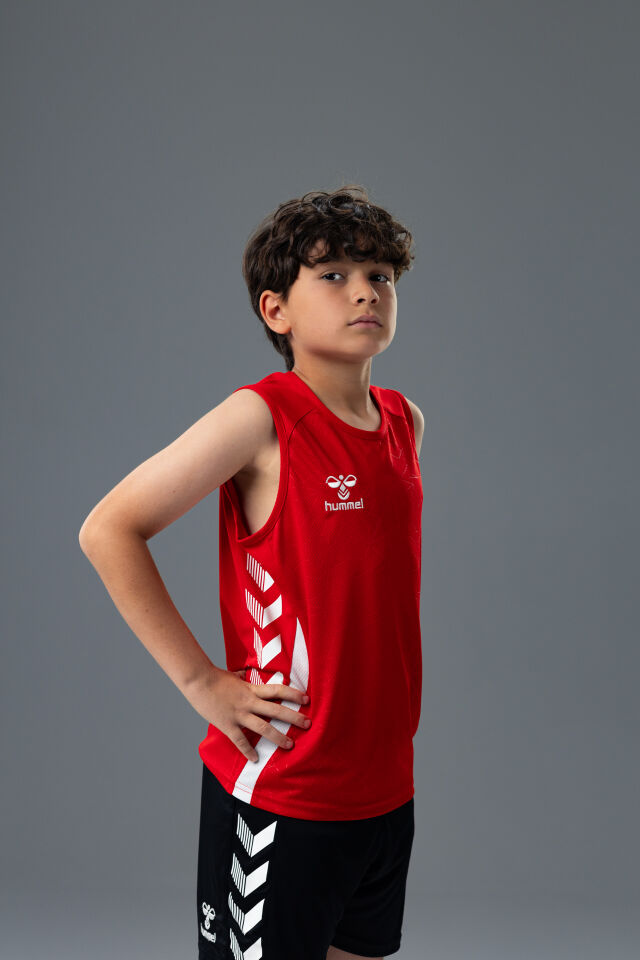 Hummel Dream Çocuk Kolsuz Antrenman Tişört Kırmızı