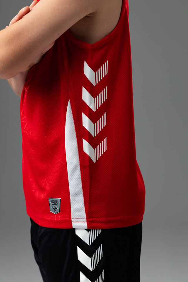 Hummel Dream Çocuk Kolsuz Antrenman Tişört Kırmızı