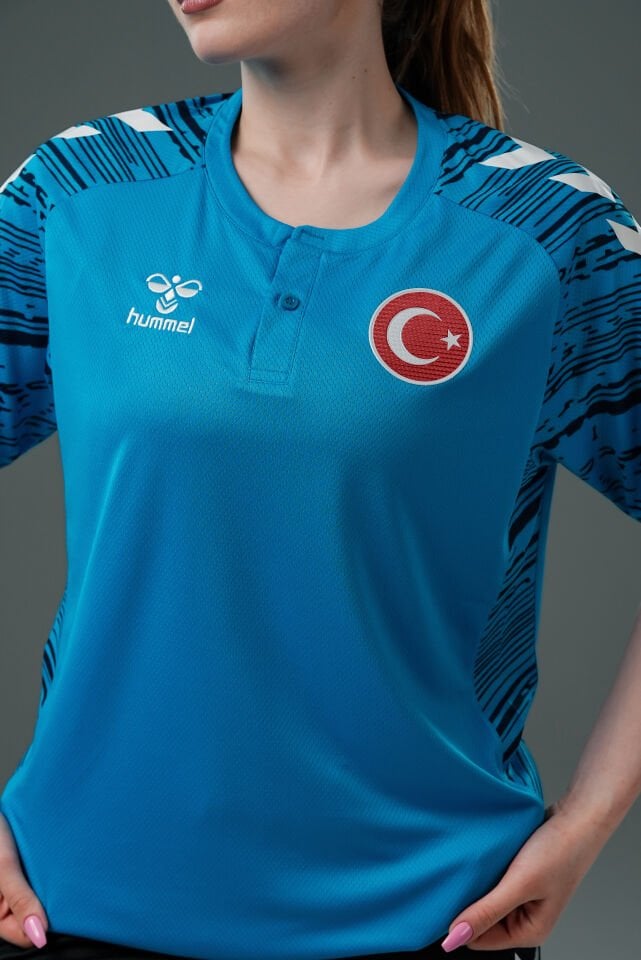 Milli Takım Line Kamp Tişört Turkuaz