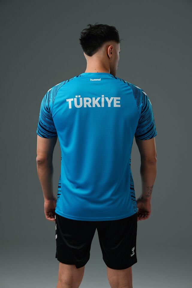 Milli Takım Line Kamp Tişört Turkuaz