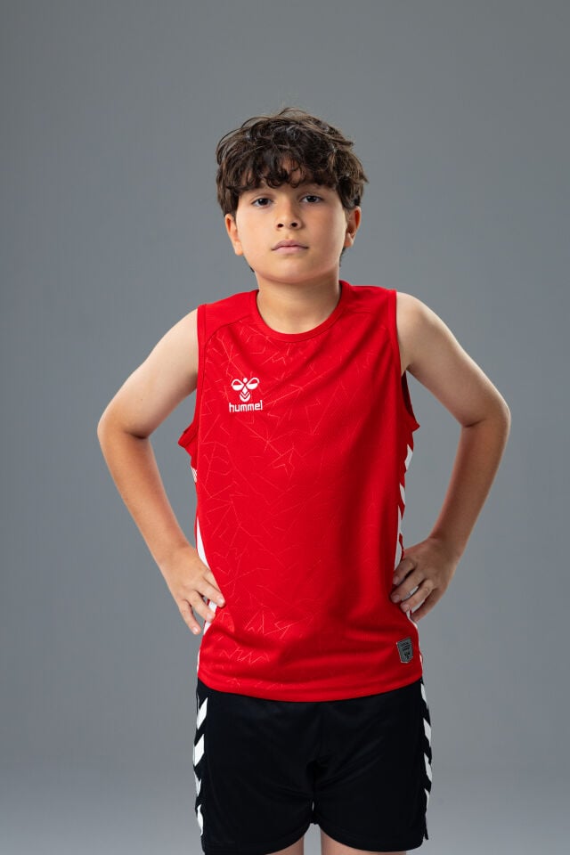 Hummel Dream Çocuk Kolsuz Antrenman Tişört Kırmızı