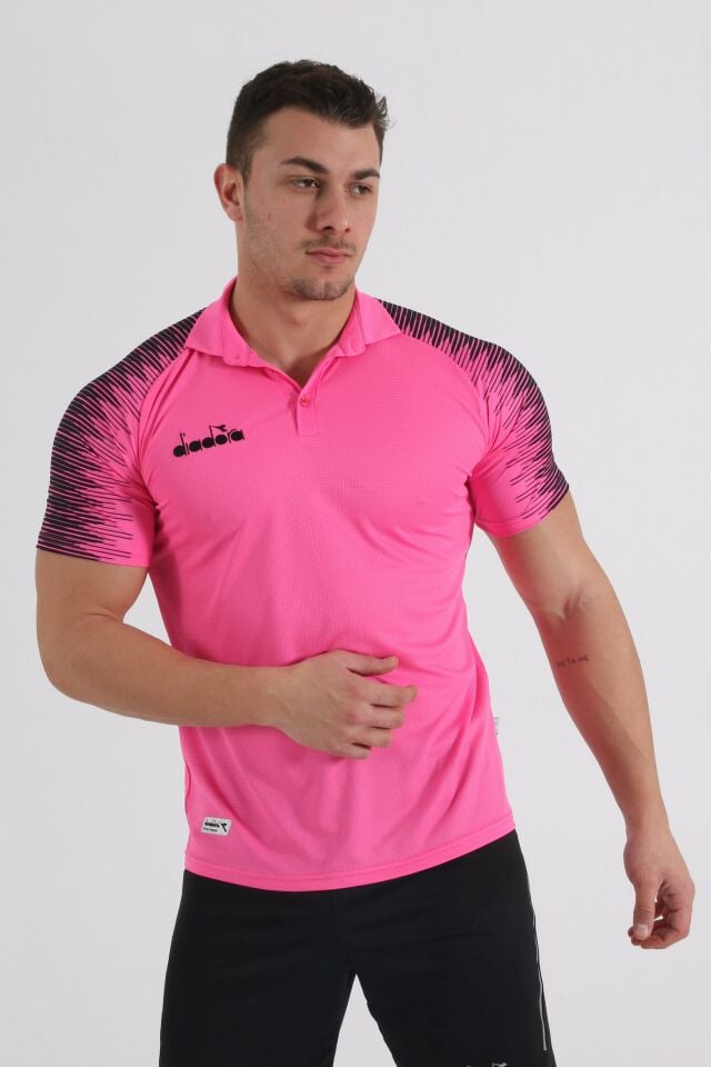 Ritim Kamp Polo Tişört Pembe