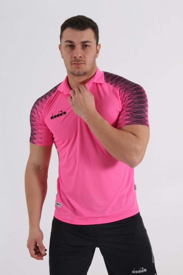 Ritim Kamp Polo Tişört Pembe