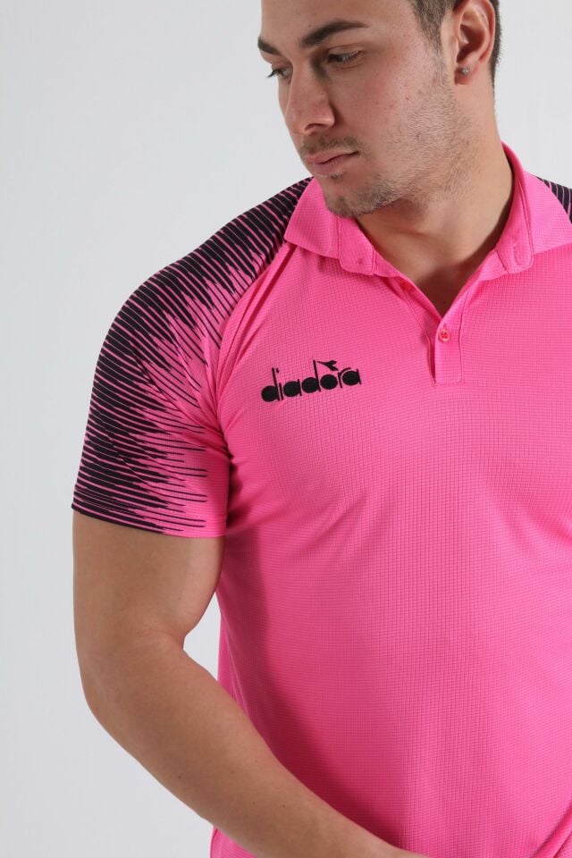 Ritim Kamp Polo Tişört Pembe