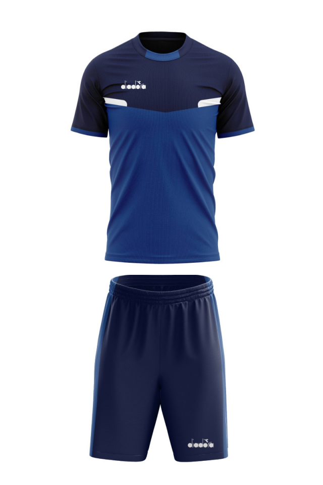 Diadora Alpha Erkek T-Shirt Şort Takım Saks Lacivert