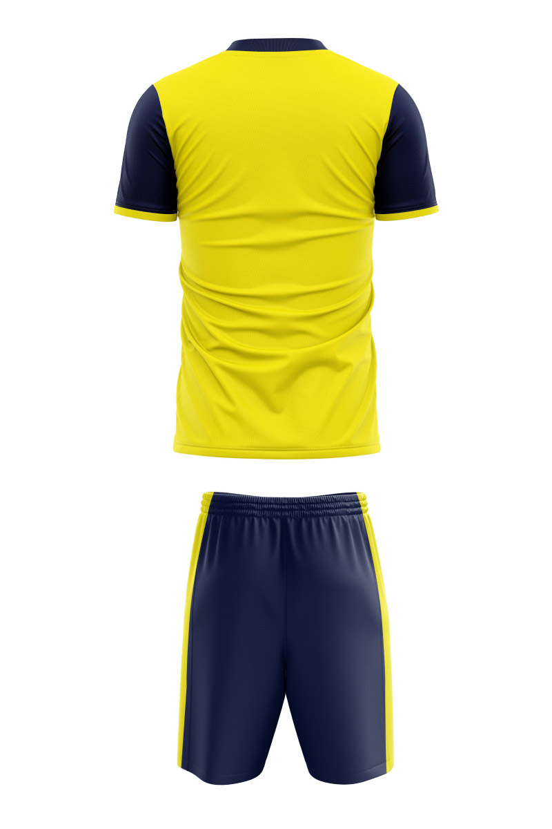 Diadora Alpha Erkek T-Shirt Şort Takım Sarı Lacivert