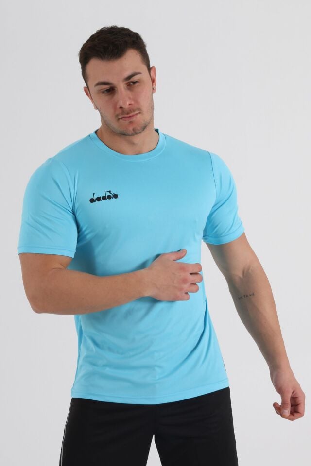 Diadora Nacce 22 Antrenman T-Shirt Turkuaz
