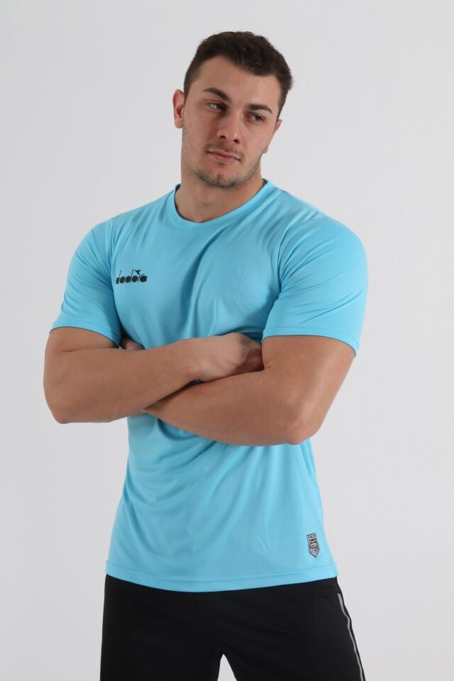 Diadora Nacce 22 Antrenman T-Shirt Turkuaz