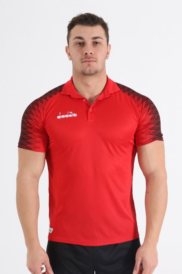 Ritim Kamp Polo Tişört Kırmızı