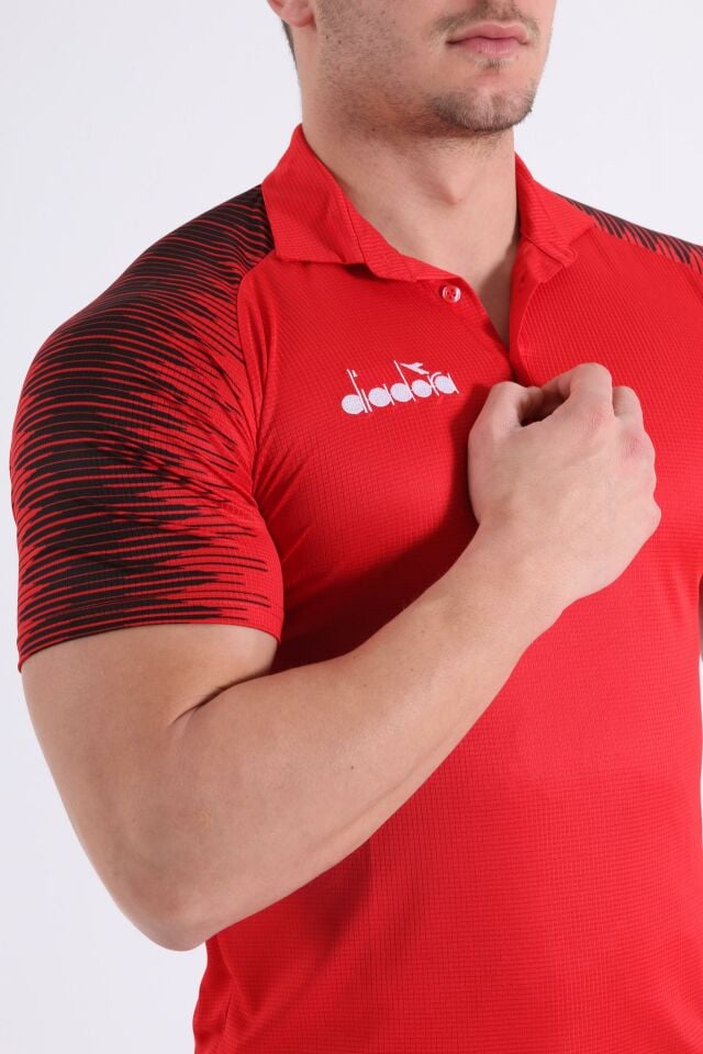 Ritim Kamp Polo Tişört Kırmızı