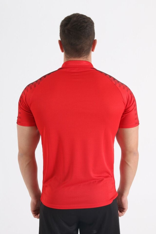 Ritim Kamp Polo Tişört Kırmızı