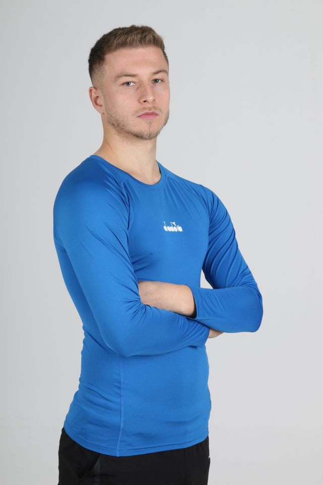 Pro Uzun Kollu İçlik Saks Mavi