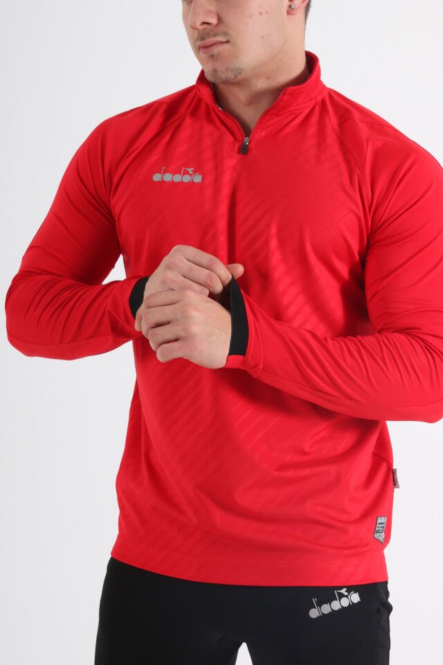 Diadora Elite Antrenman Eşofman Üstü Kırmızı