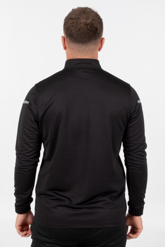 Diadora Alto Antrenman Eşofmanı Tek Üst Siyah-2