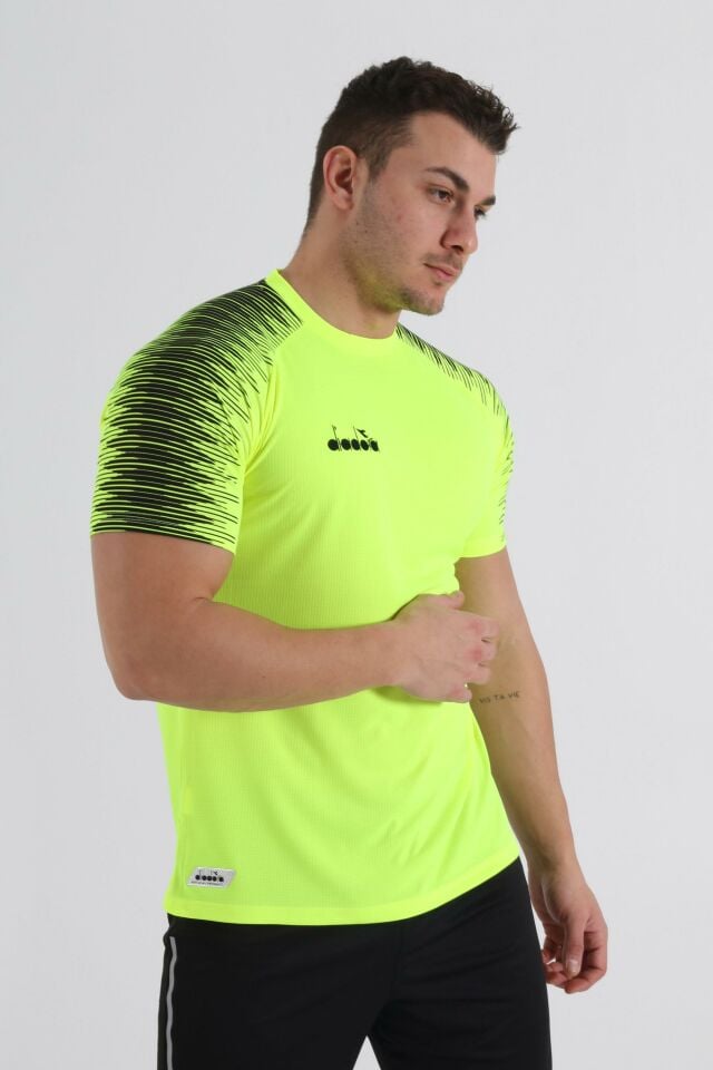 Ritim Antrenman Tişört Neon Sarı