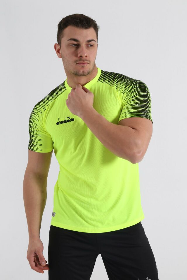 Ritim Antrenman Tişört Neon Sarı