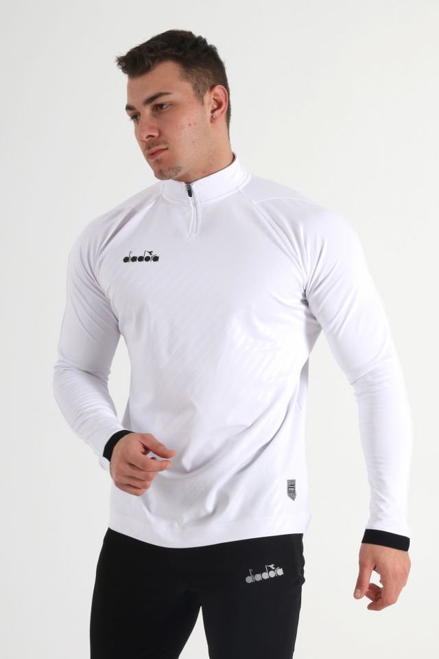 Diadora Elite Antrenman Eşofman Üstü Beyaz