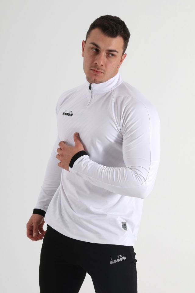 Diadora Elite Antrenman Eşofman Üstü Beyaz