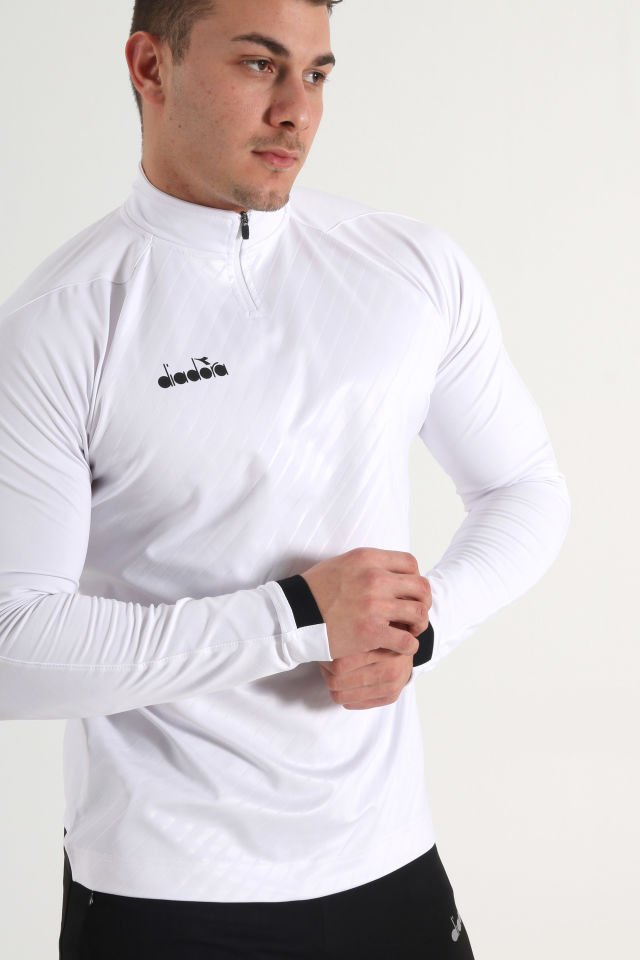 Diadora Elite Antrenman Eşofman Üstü Beyaz