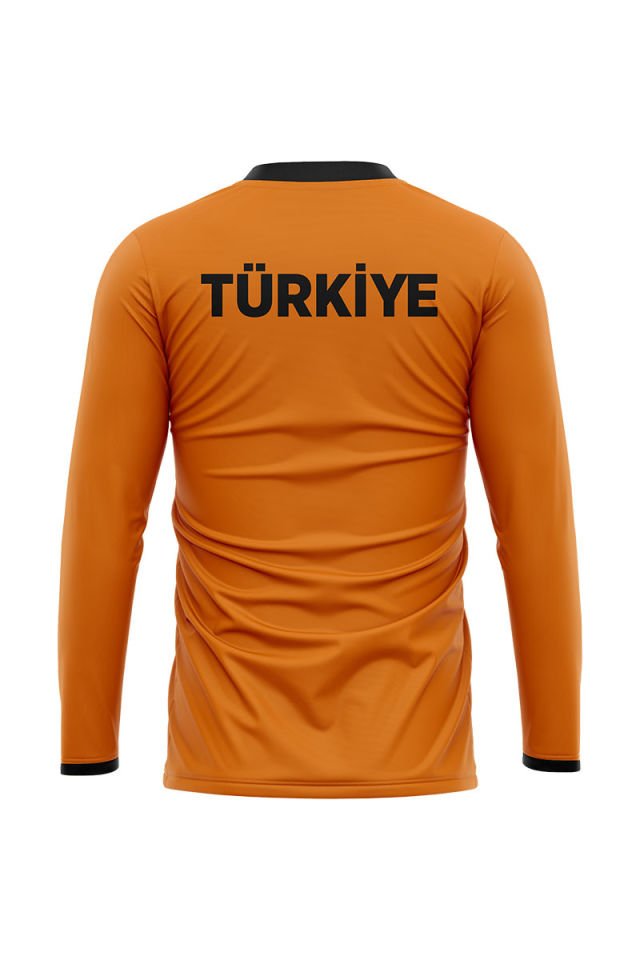 Royal Milli Takım Kaleci Forma Takımı Neon Turuncu