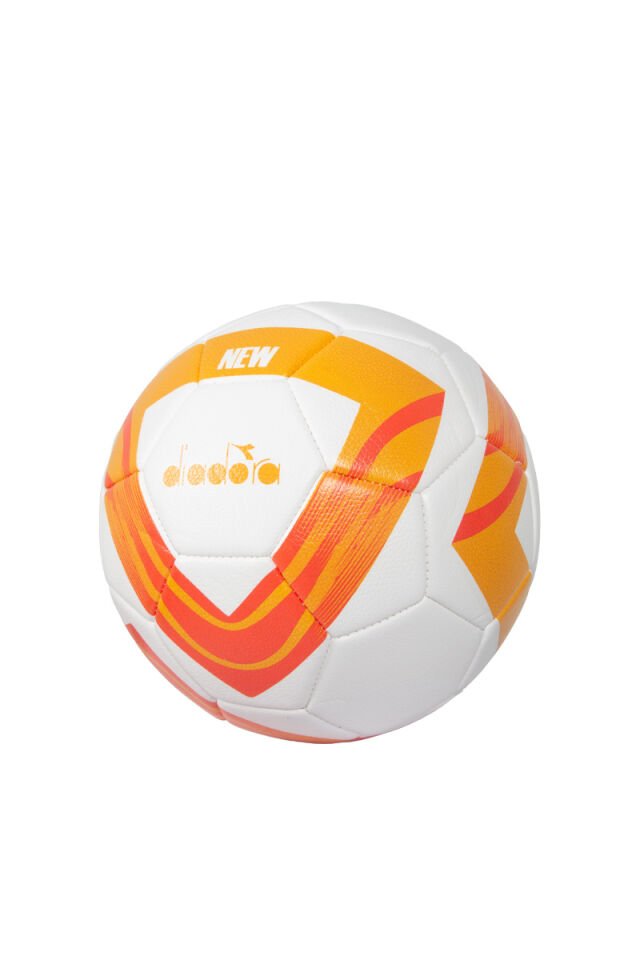 New  Futbol Topu Beyaz Turuncu No 5